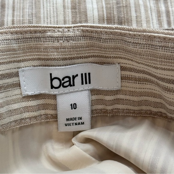 Bar III Striped Beachy Button-Front Midi Skirt, 10 - Picture 5 of 9